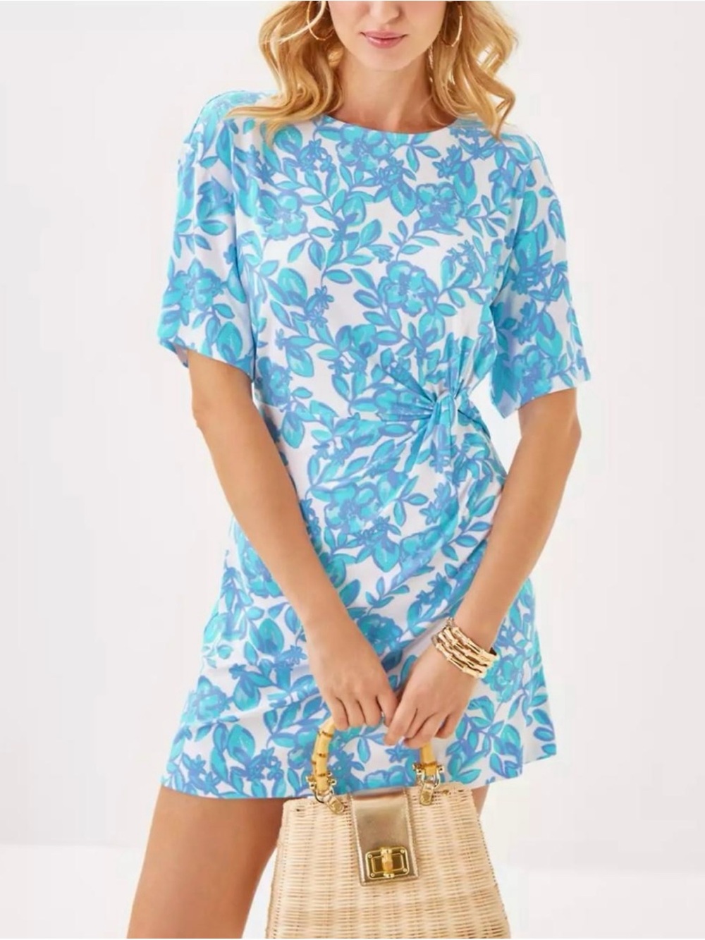 Lilly Pulitzer Shaw Mini Dress in Jacaranda Blue Simply The Zest
